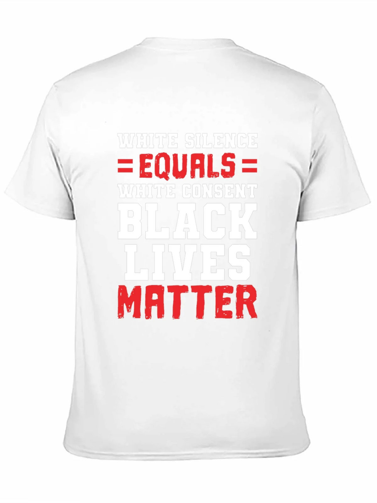 BLM Graphic Tee - White Silence Equals Consent product image 10