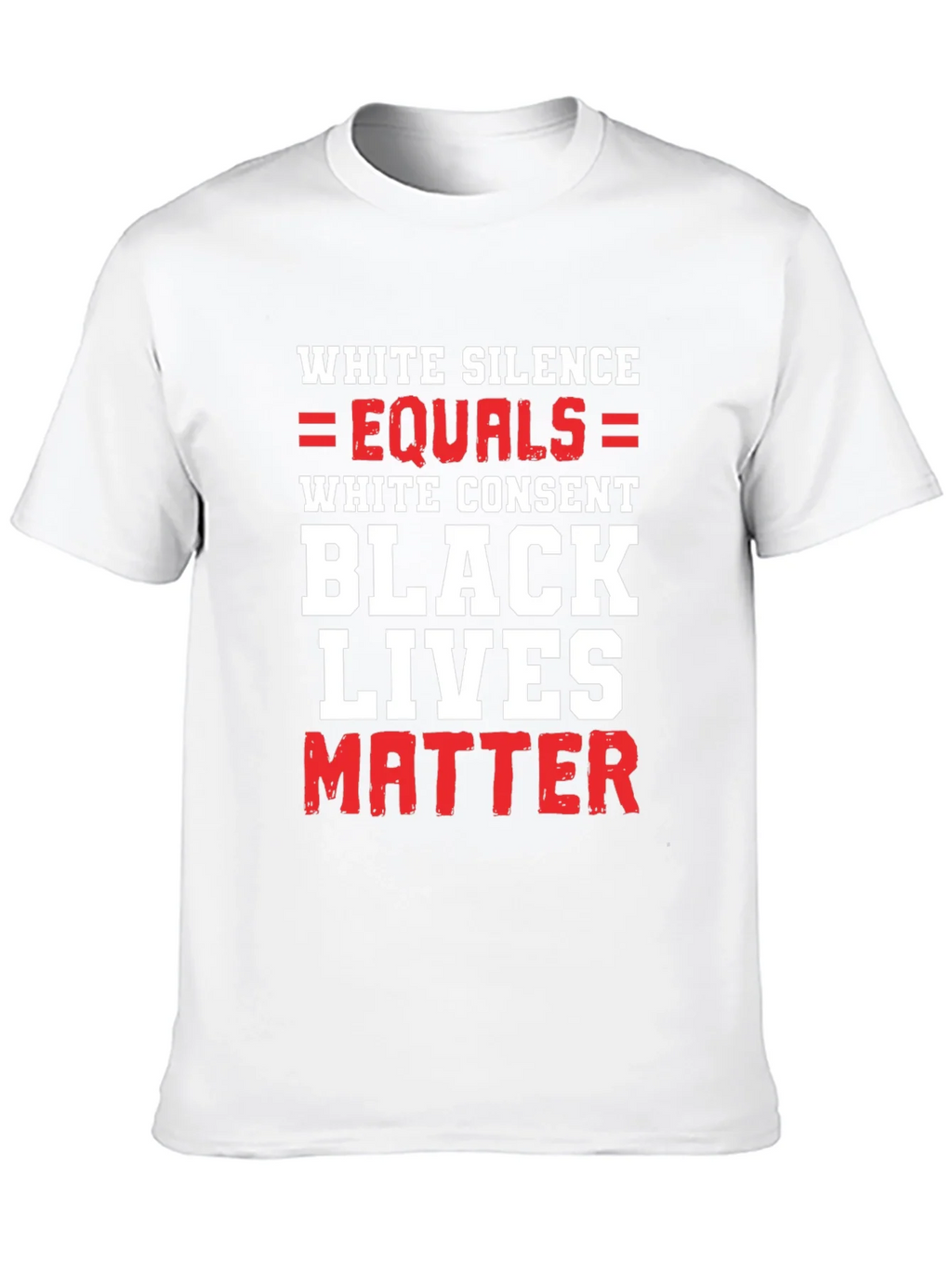 BLM Graphic Tee - White Silence Equals Consent product image 9