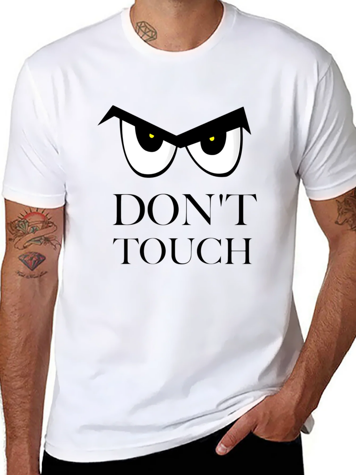 Dont Touch T-Shirt: Funny Graphic Tee product image 7