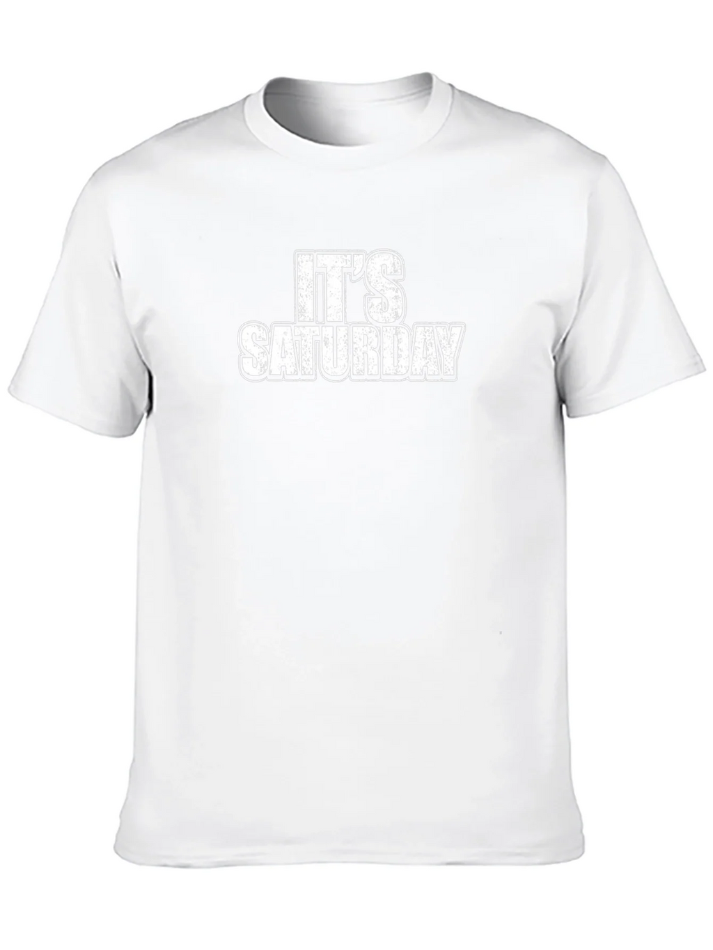 Its Saturday T-Shirt - Black Graphic Tee product image 3