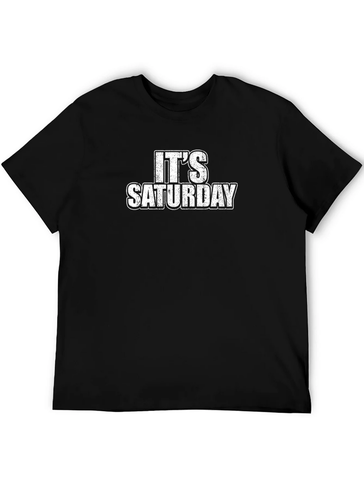 Its Saturday T-Shirt - Black Graphic Tee product image 2