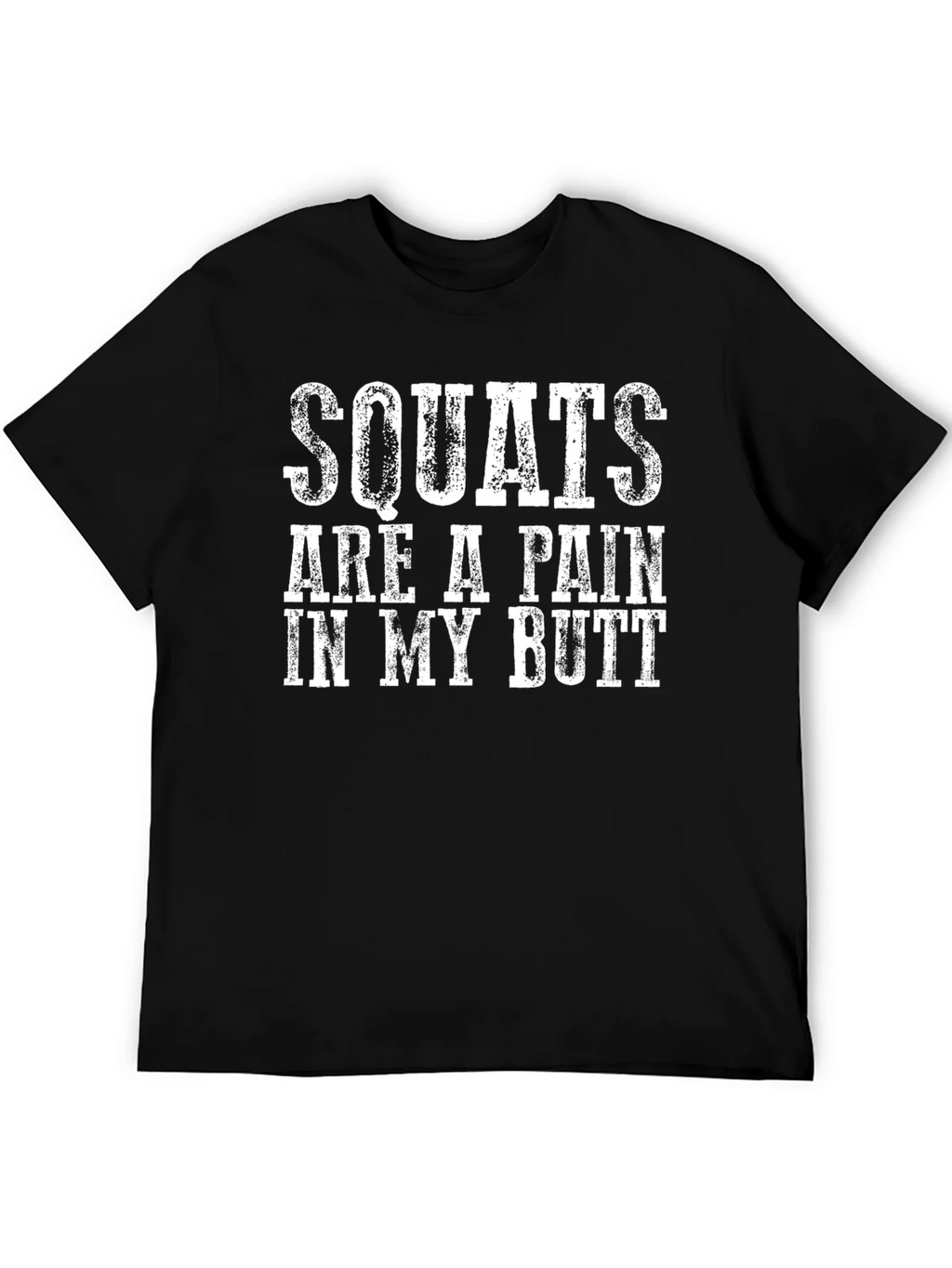 Squats Painful Butt Graphic Tee - Gym Humor product image 5