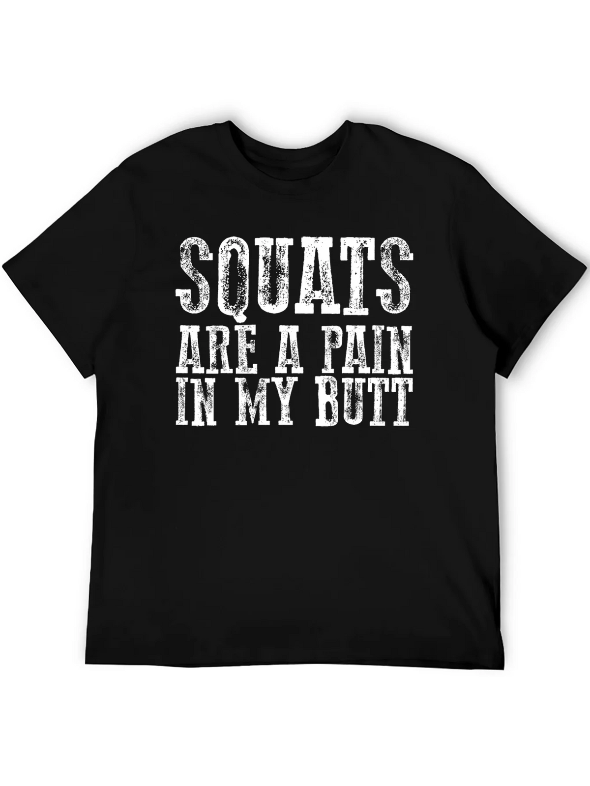 Squats Painful Butt Graphic Tee - Gym Humor product image 5