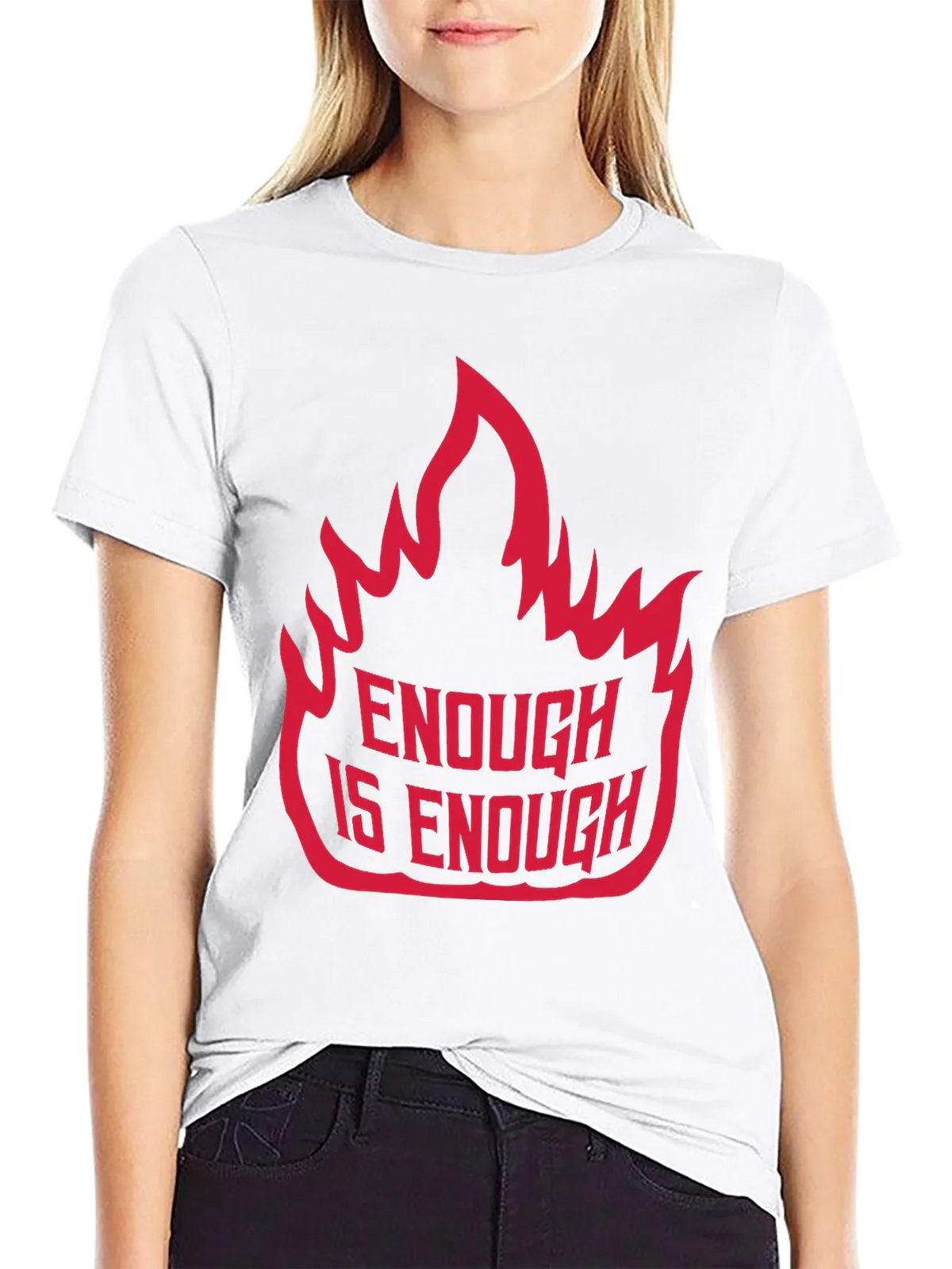 Enough is Graphic Tee - Bold Statement Shirt product image 6