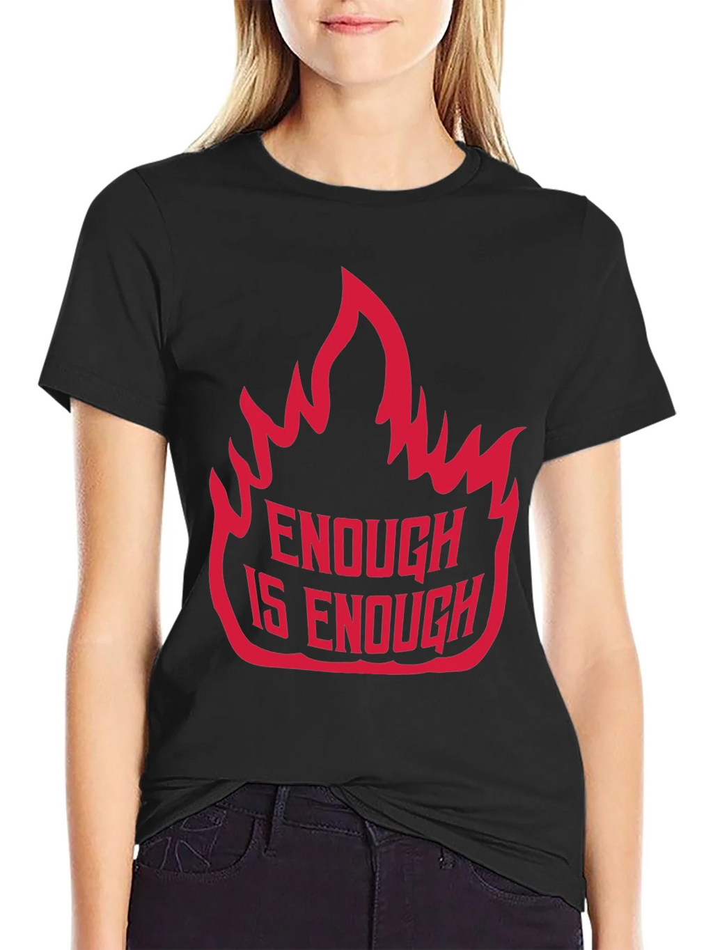 Enough is Graphic Tee - Bold Statement Shirt product image 1