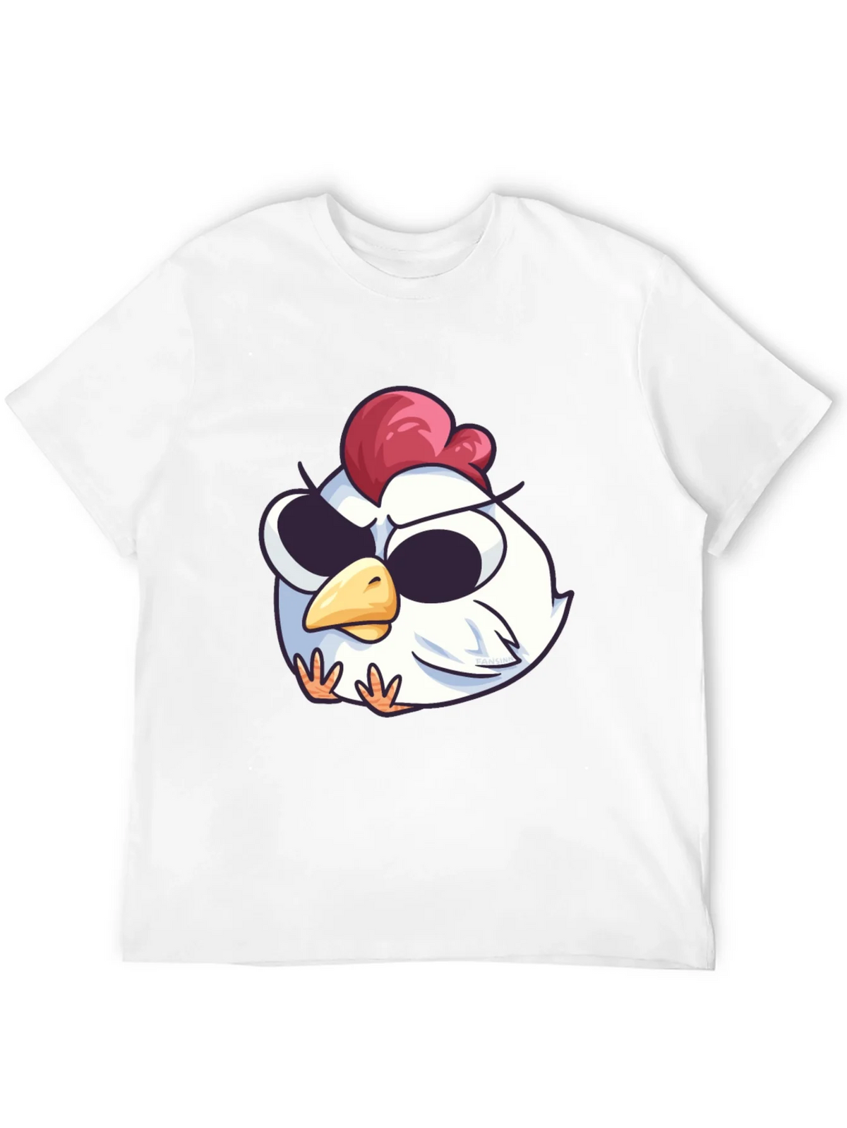 Cool Chicken Graphic Tee - Black Cotton T-Shirt product image 10