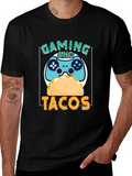 Gaming and Tacos Graphic T-Shirt product image 1