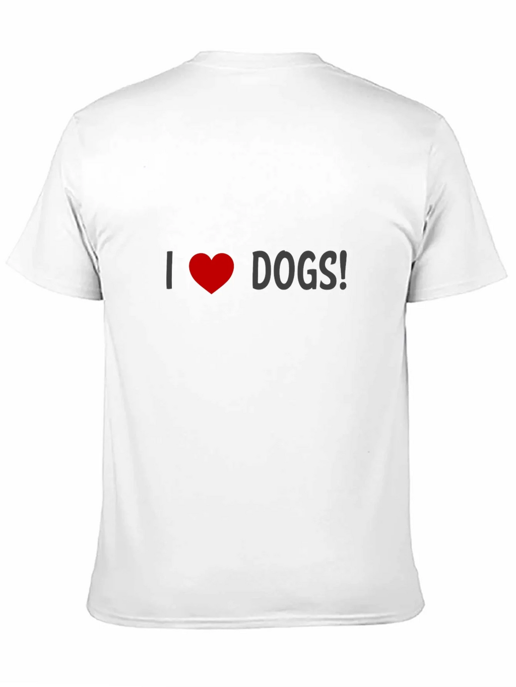 I Love Dogs T-Shirt - Black Crew Neck product image 10