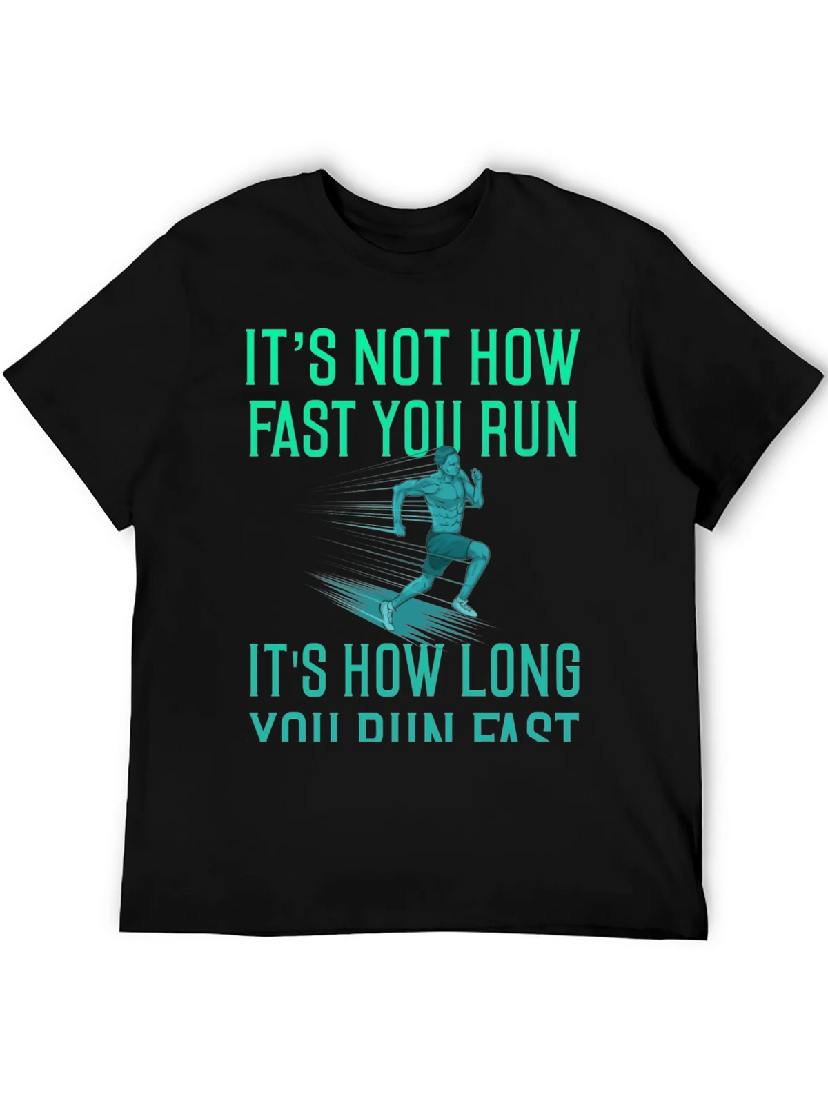 Motivational Running Graphic Tee - Its How Long You Run! product image 5