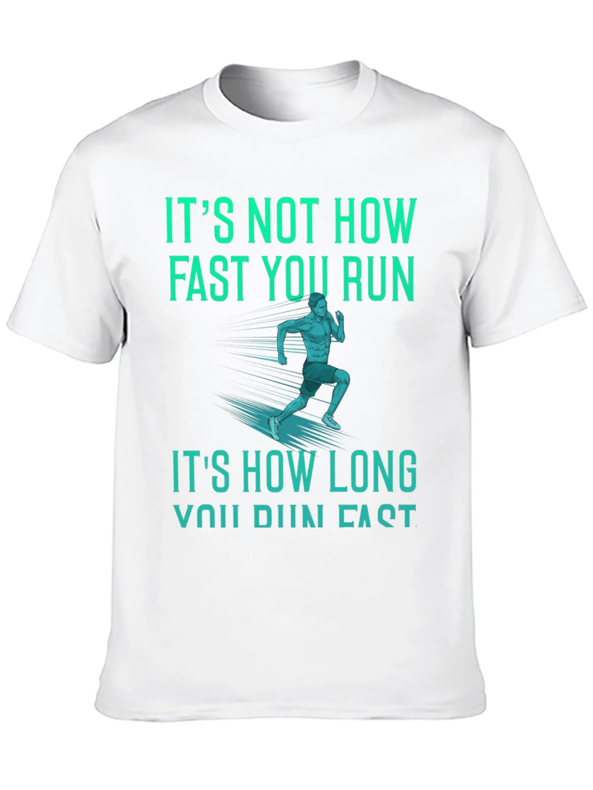 Motivational Running Graphic Tee - Its How Long You Run! product image 9