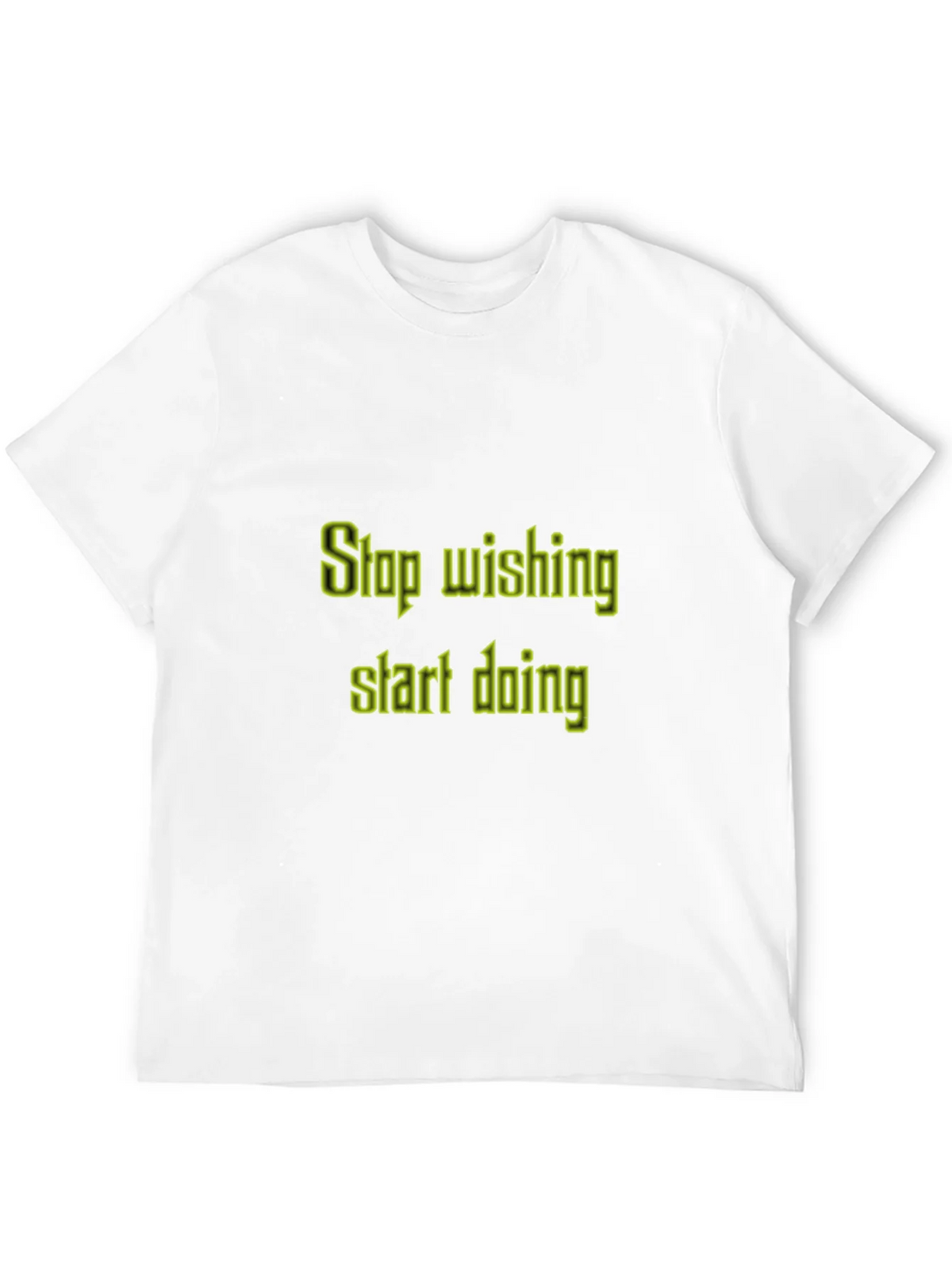 Motivational T-Shirt: Stop Wishing Start Doing product image 5