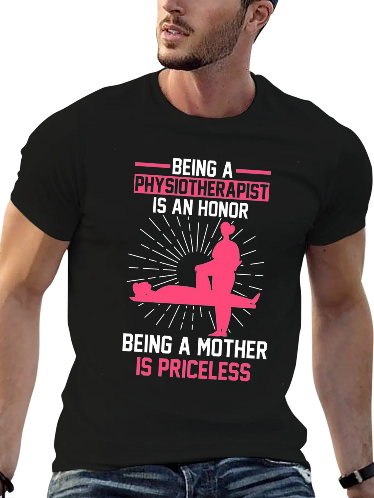 Physiotherapist Mother Honor T-Shirt product image 6