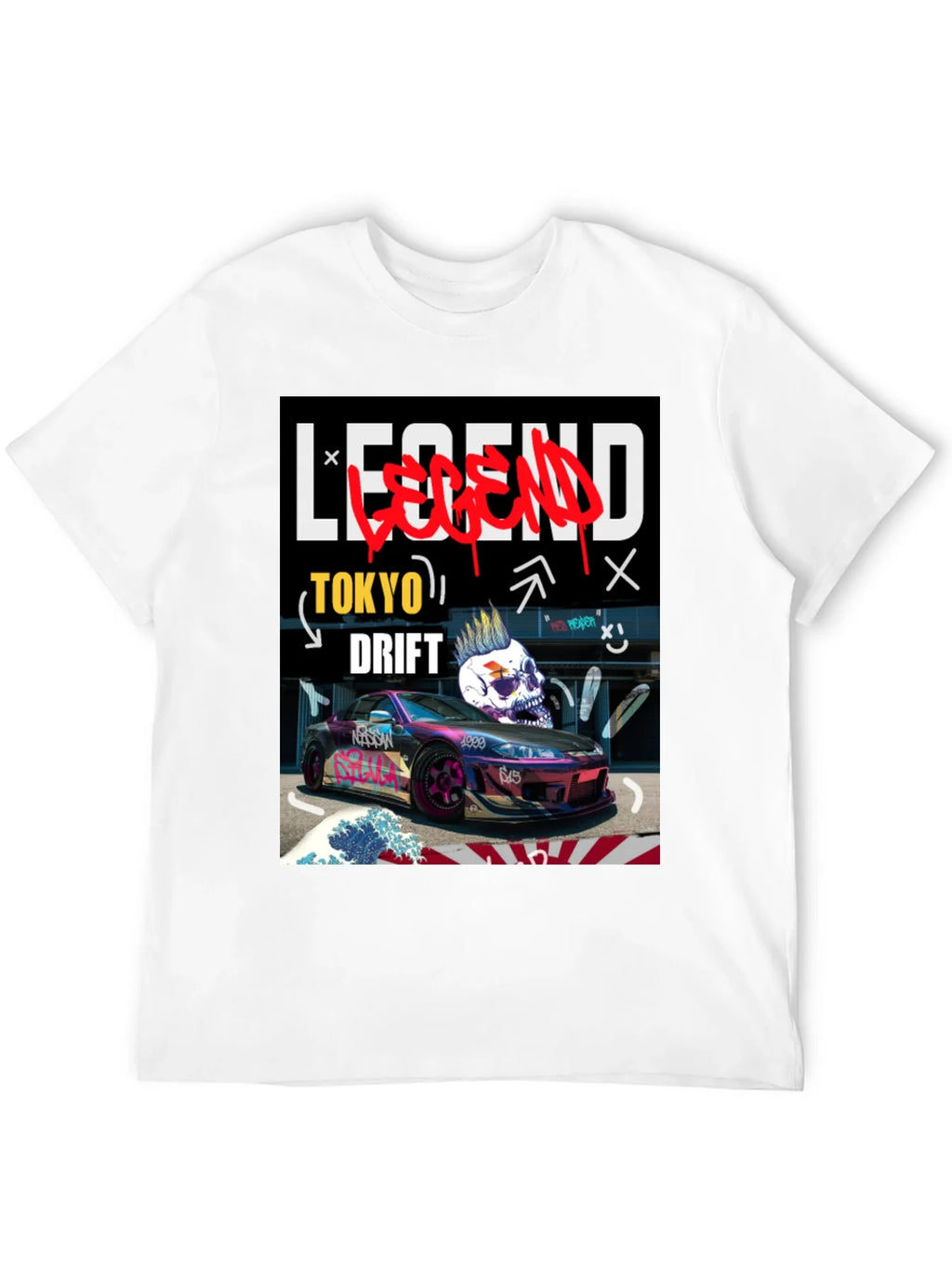 Tokyo Drift Legend Graphic Tee - Black product image 11