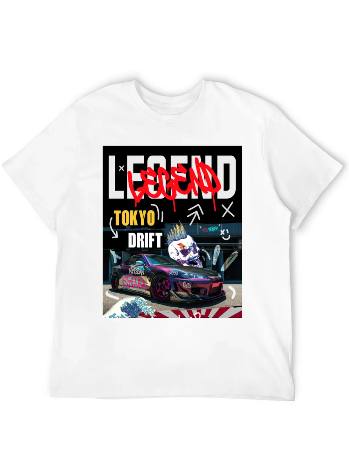 Tokyo Drift Legend Graphic Tee - Black product image 11