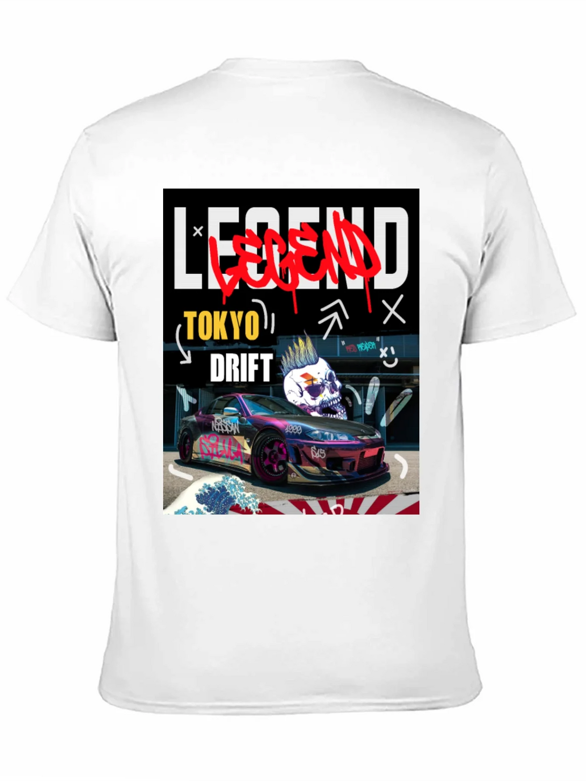 Tokyo Drift Legend Graphic Tee - Black product image 10