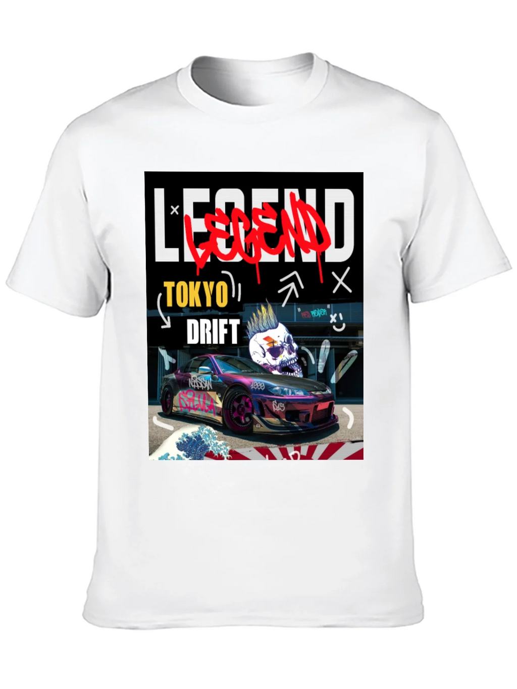 Tokyo Drift Legend Graphic Tee - Black product image 9