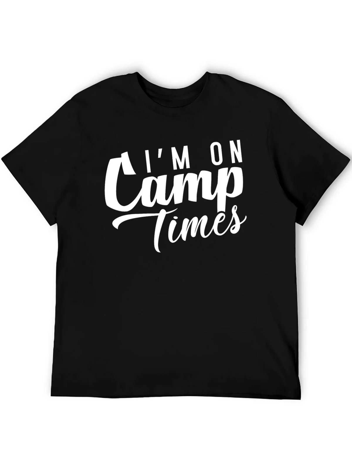 Im On Camp Times Black T-Shirt product image 5