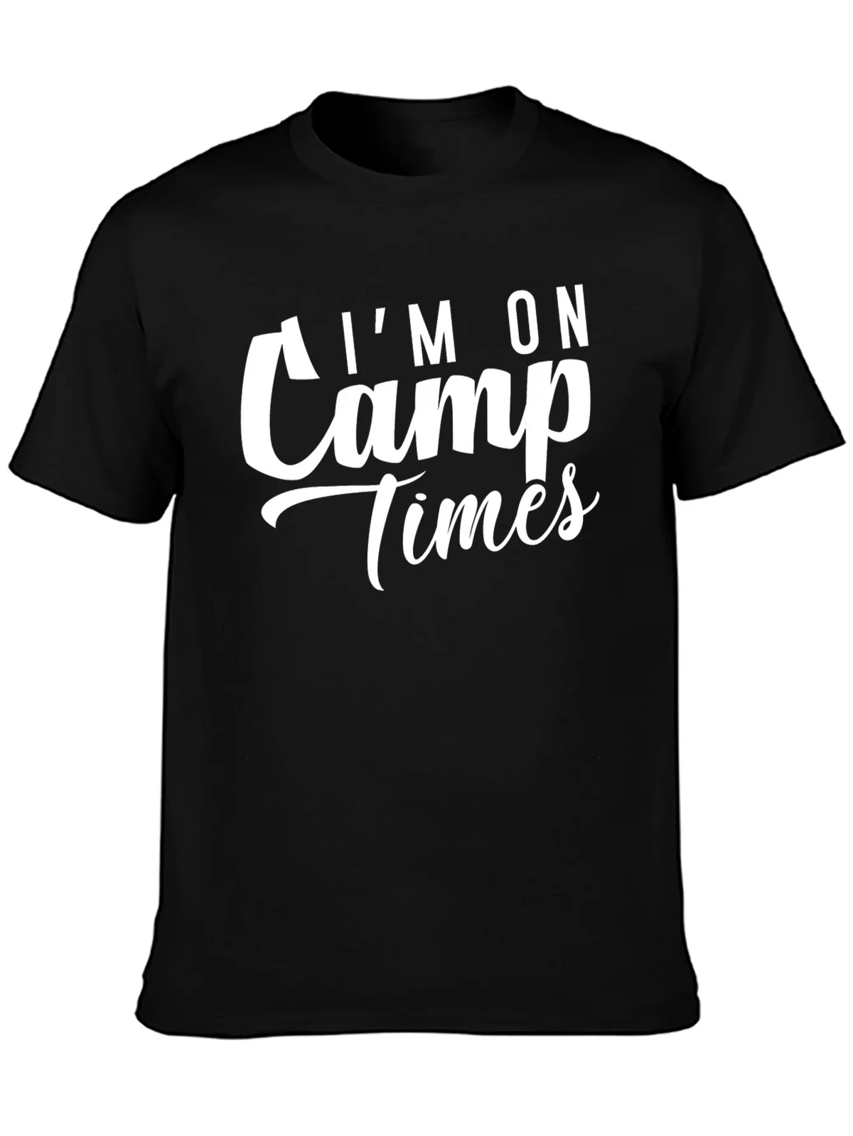 Im On Camp Times Black T-Shirt product image 3