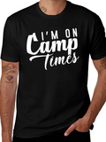 Im On Camp Times Black T-Shirt product image 1