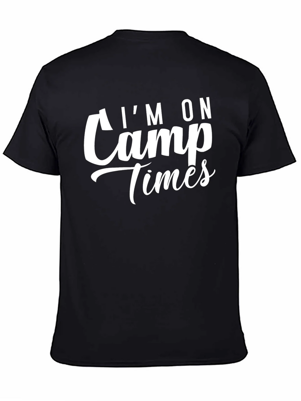 Im On Camp Times Black T-Shirt product image 4