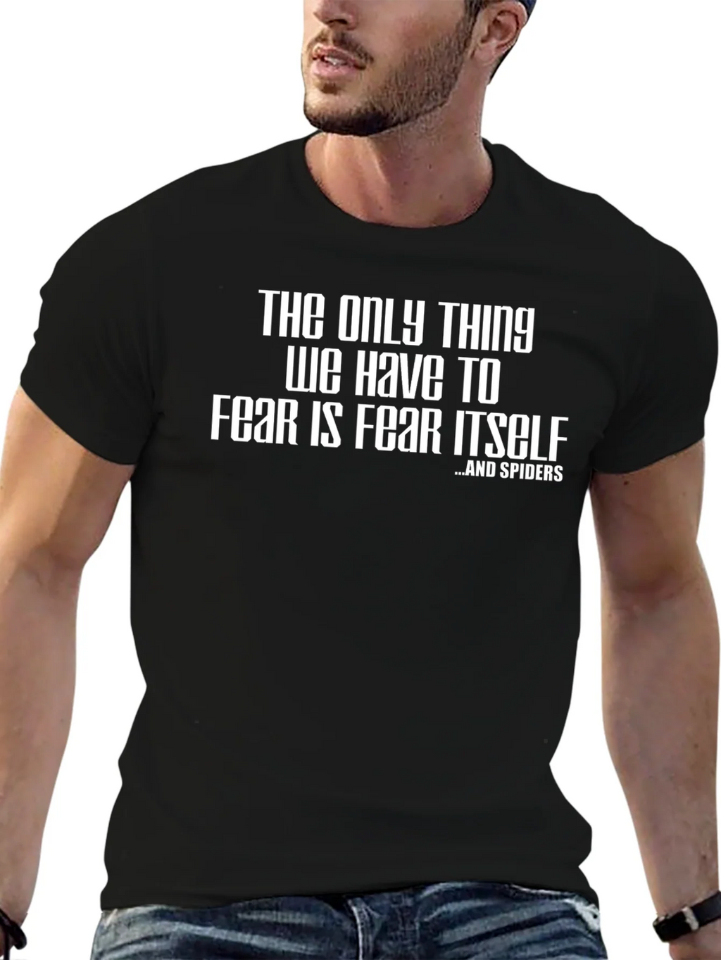 Fear Itself & Spiders Graphic T-Shirt - Mens Black Tee product image 6