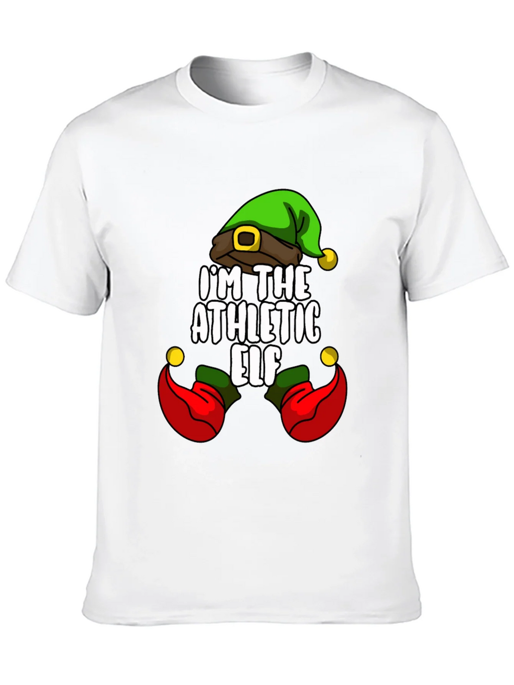 Athletic Elf Christmas T-Shirt product image 9