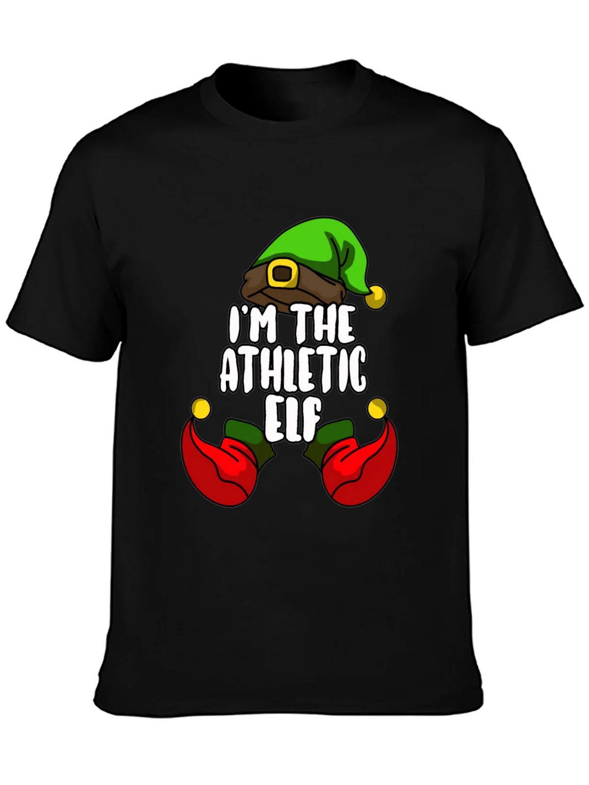 Athletic Elf Christmas T-Shirt product image 3