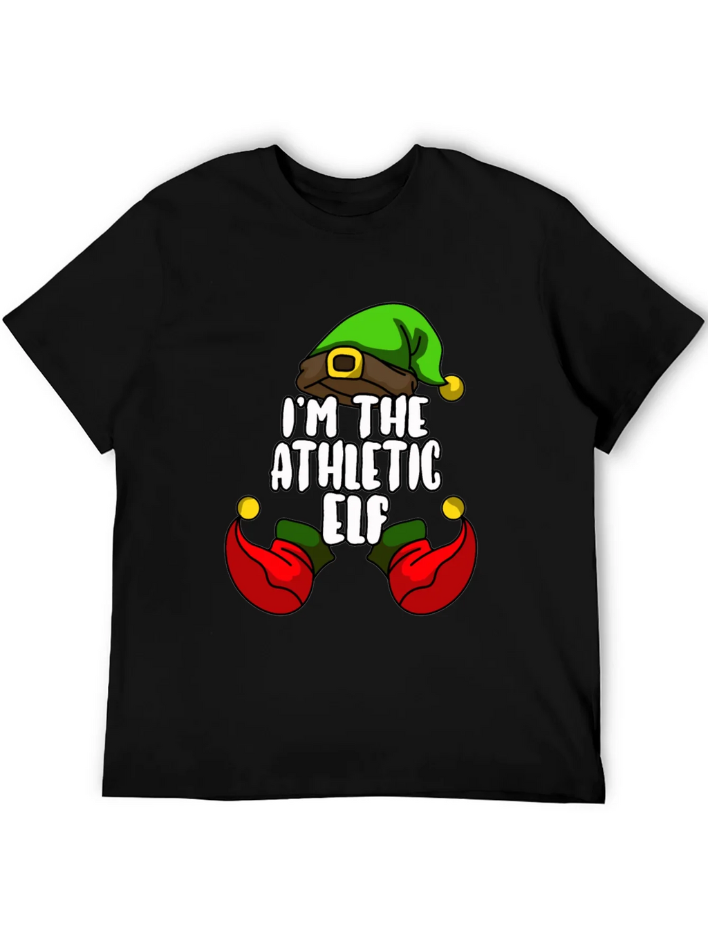 Athletic Elf Christmas T-Shirt product image 5