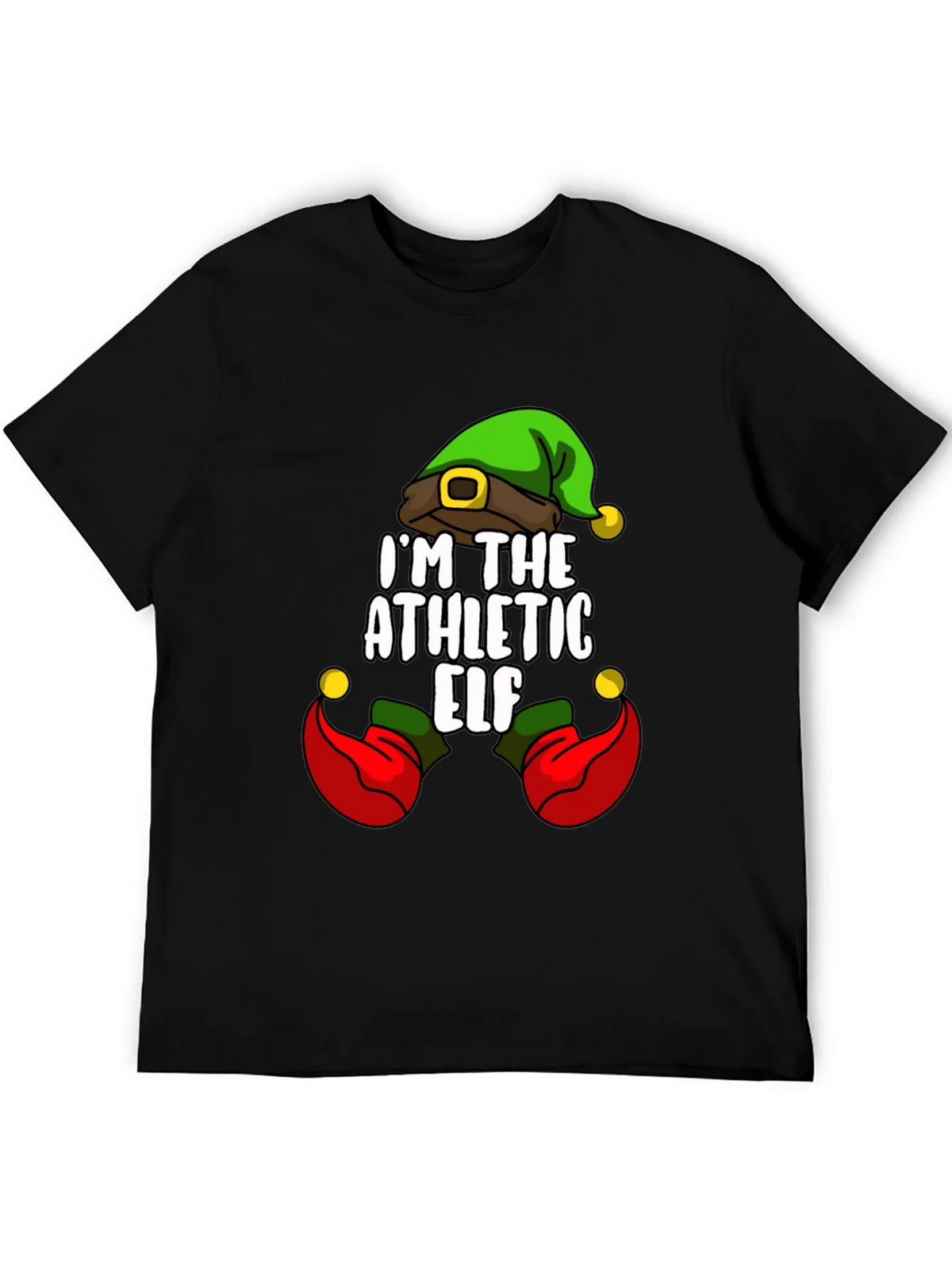 Athletic Elf Christmas T-Shirt product image 5