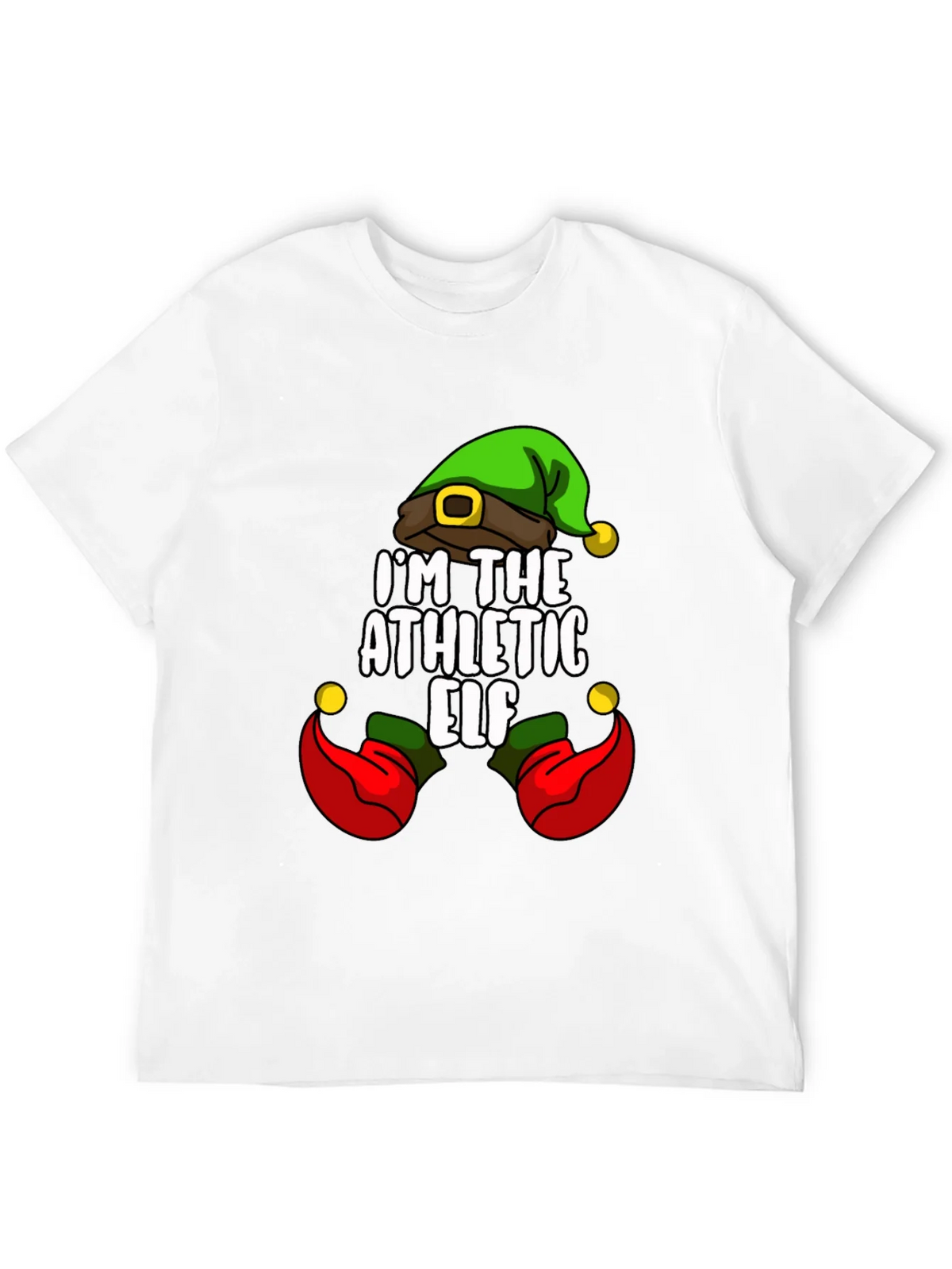 Athletic Elf Christmas T-Shirt product image 11