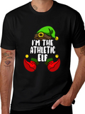 Athletic Elf Christmas T-Shirt product image 1