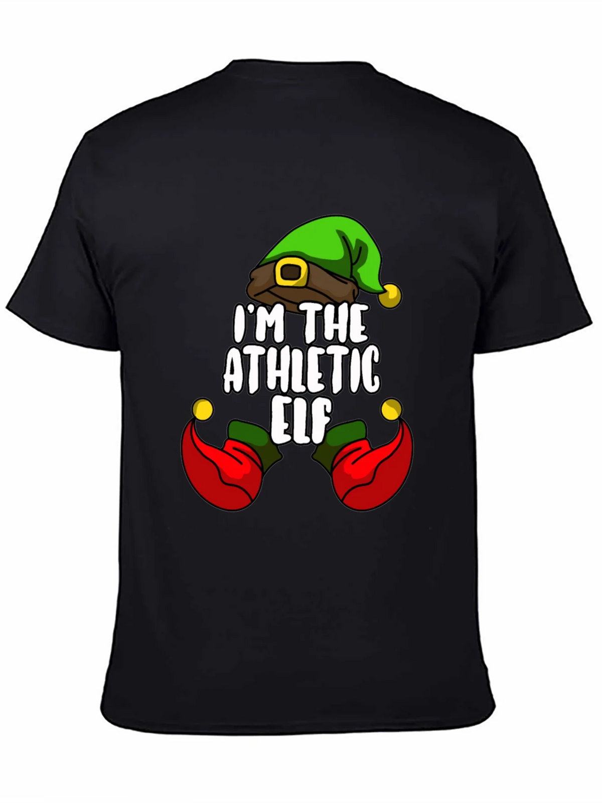 Athletic Elf Christmas T-Shirt product image 4