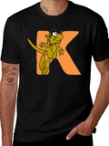 Kangaroo Kidz Black Cotton Graphic Tee product image 1