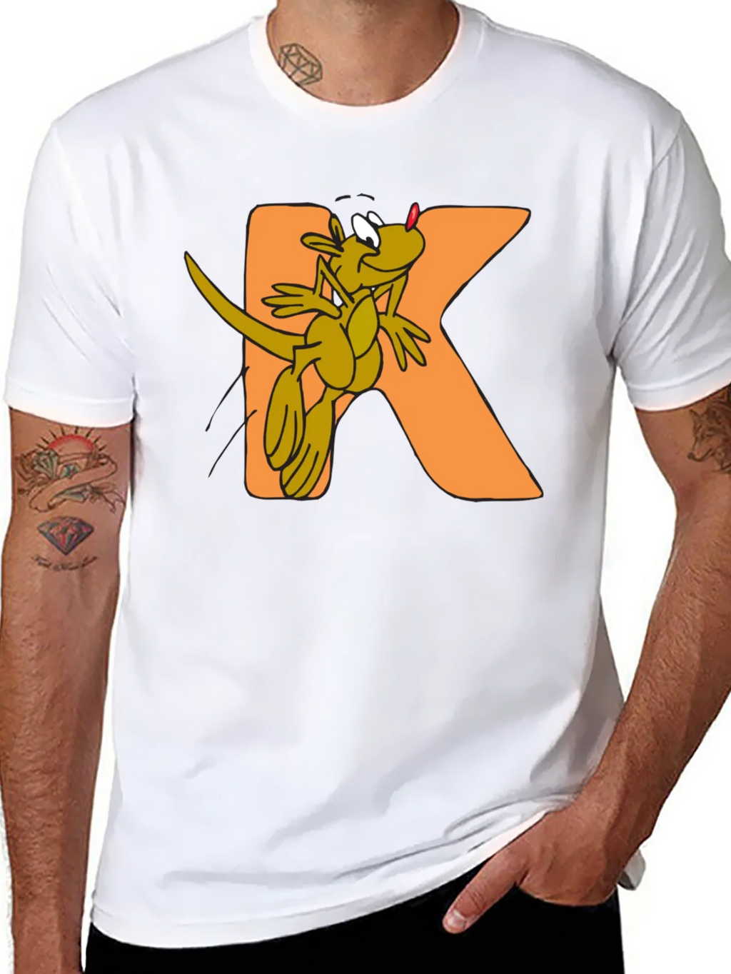 Kangaroo Kidz Black Cotton Graphic Tee product image 7