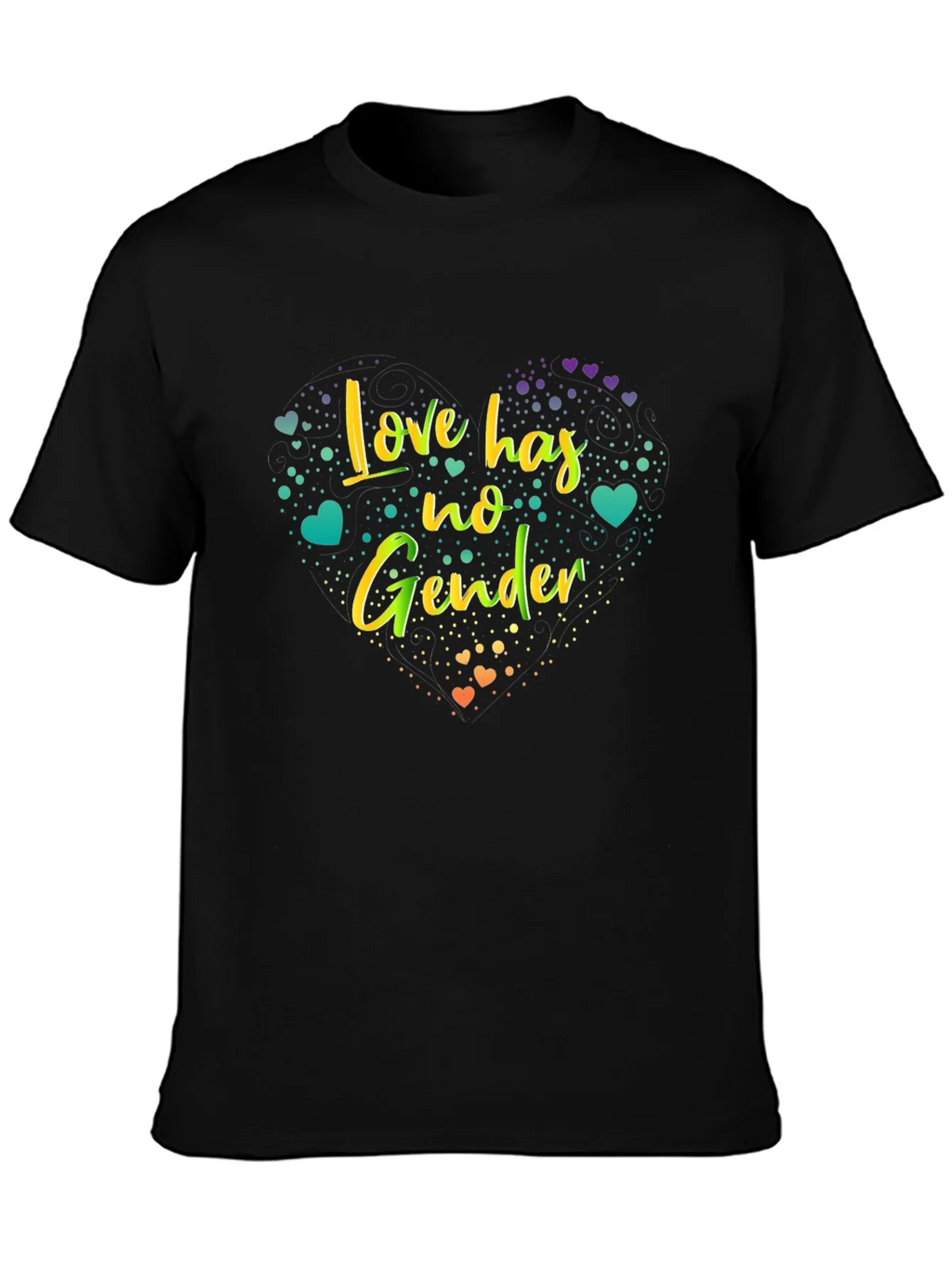Love Has No Gender Graphic Tee - Black product image 3