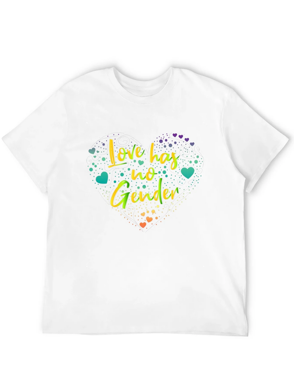 Love Has No Gender Graphic Tee - Black product image 11