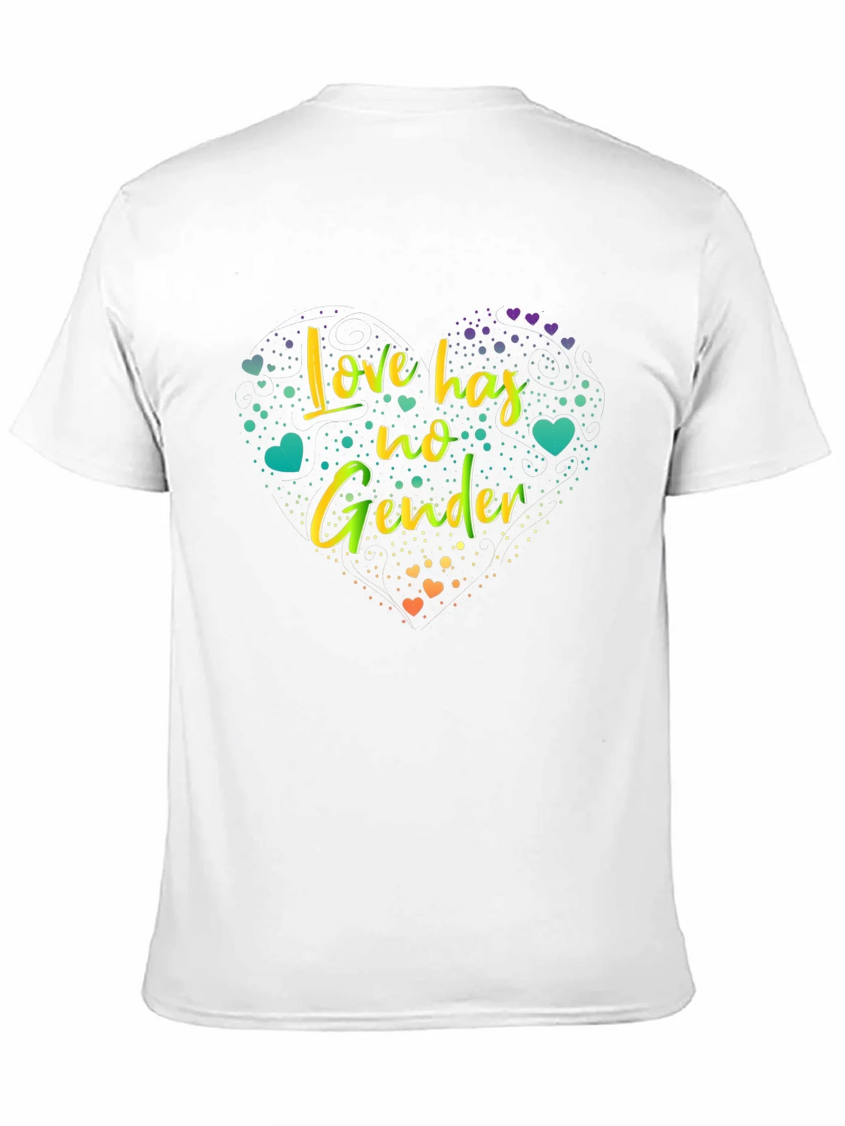 Love Has No Gender Graphic Tee - Black product image 10
