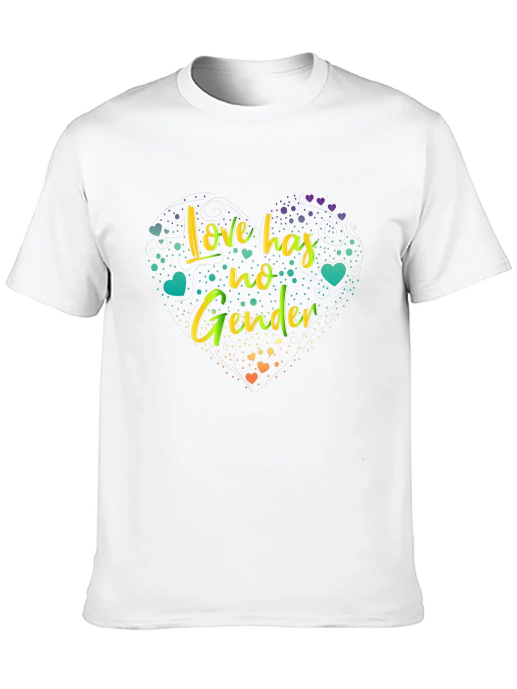 Love Has No Gender Graphic Tee - Black product image 9
