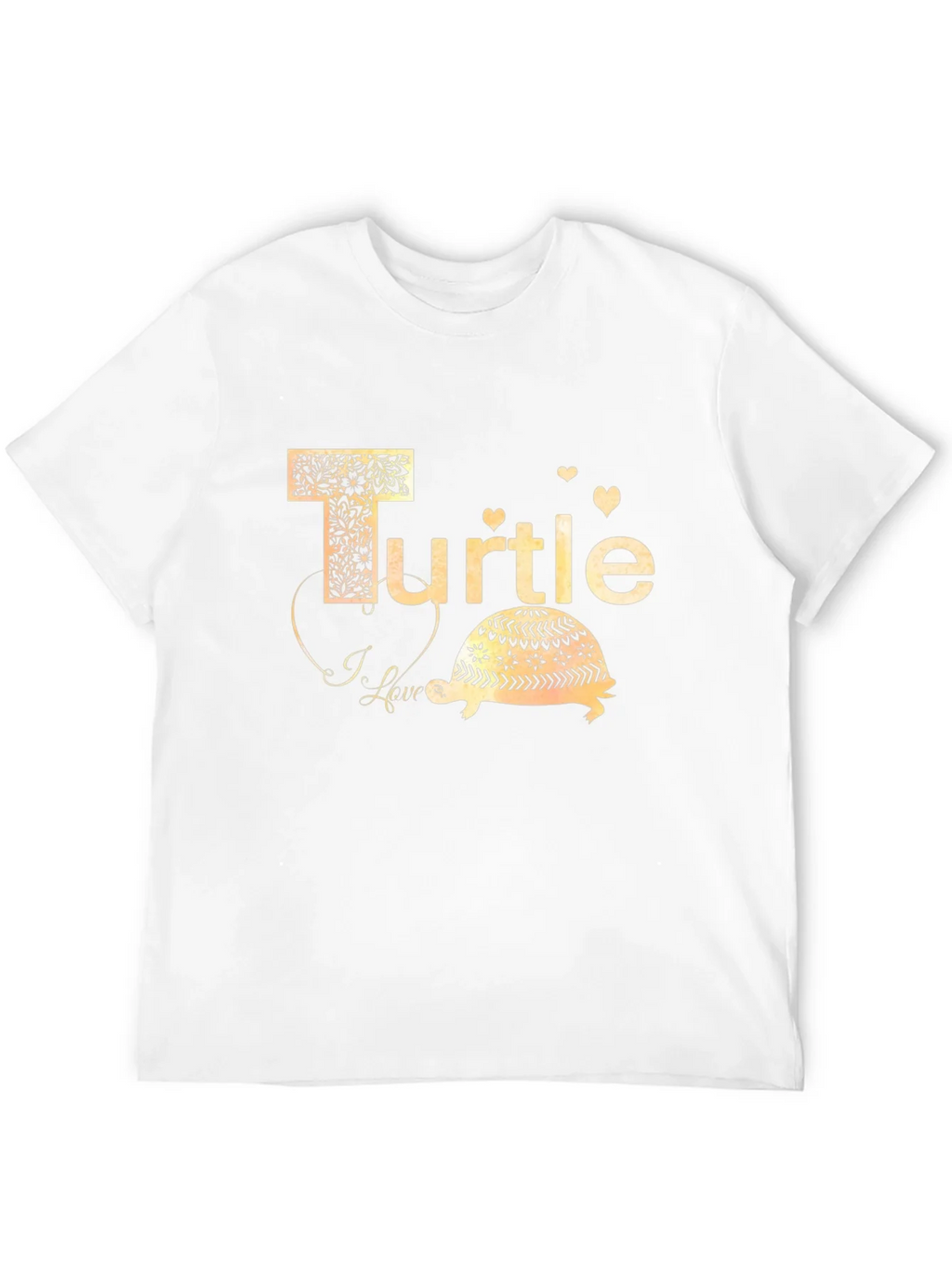 I Love Turtle Black T-Shirt product image 11