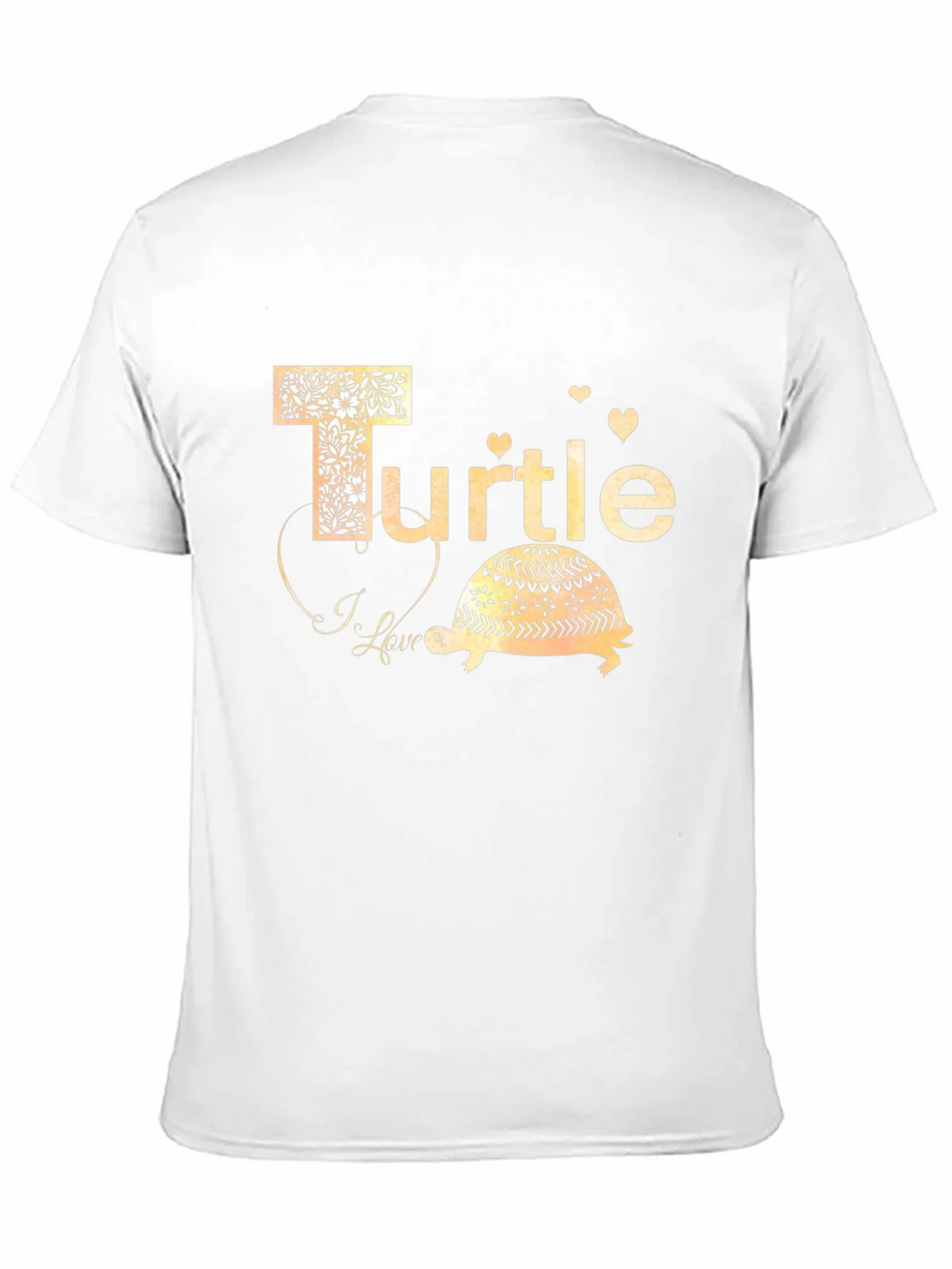 I Love Turtle Black T-Shirt product image 10