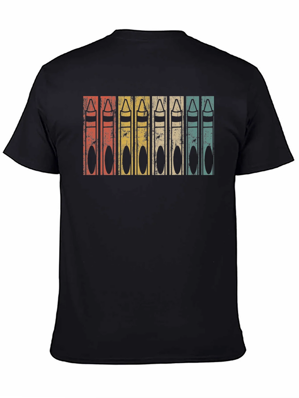 Retro Crayon T-Shirt - Vintage Style Graphic Tee product image 4