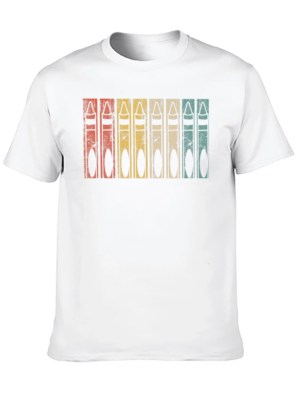 Retro Crayon T-Shirt - Vintage Style Graphic Tee product image 9