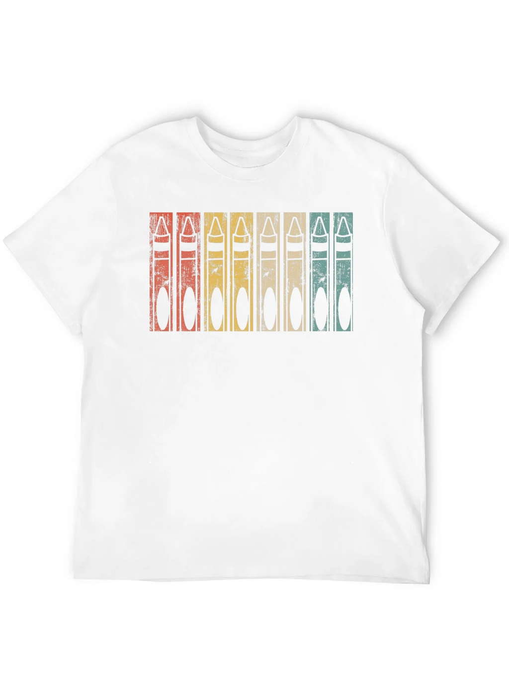 Retro Crayon T-Shirt - Vintage Style Graphic Tee product image 11