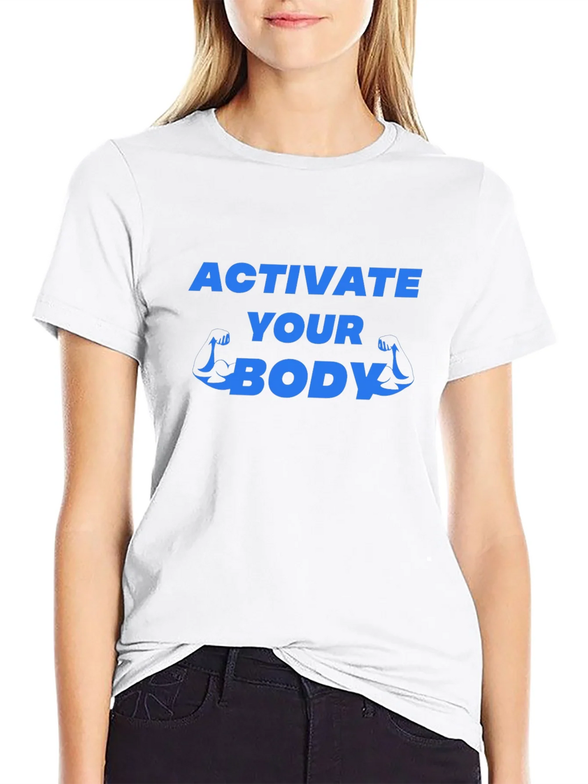 Activate Your Body Graphic Tee - Black product image 8