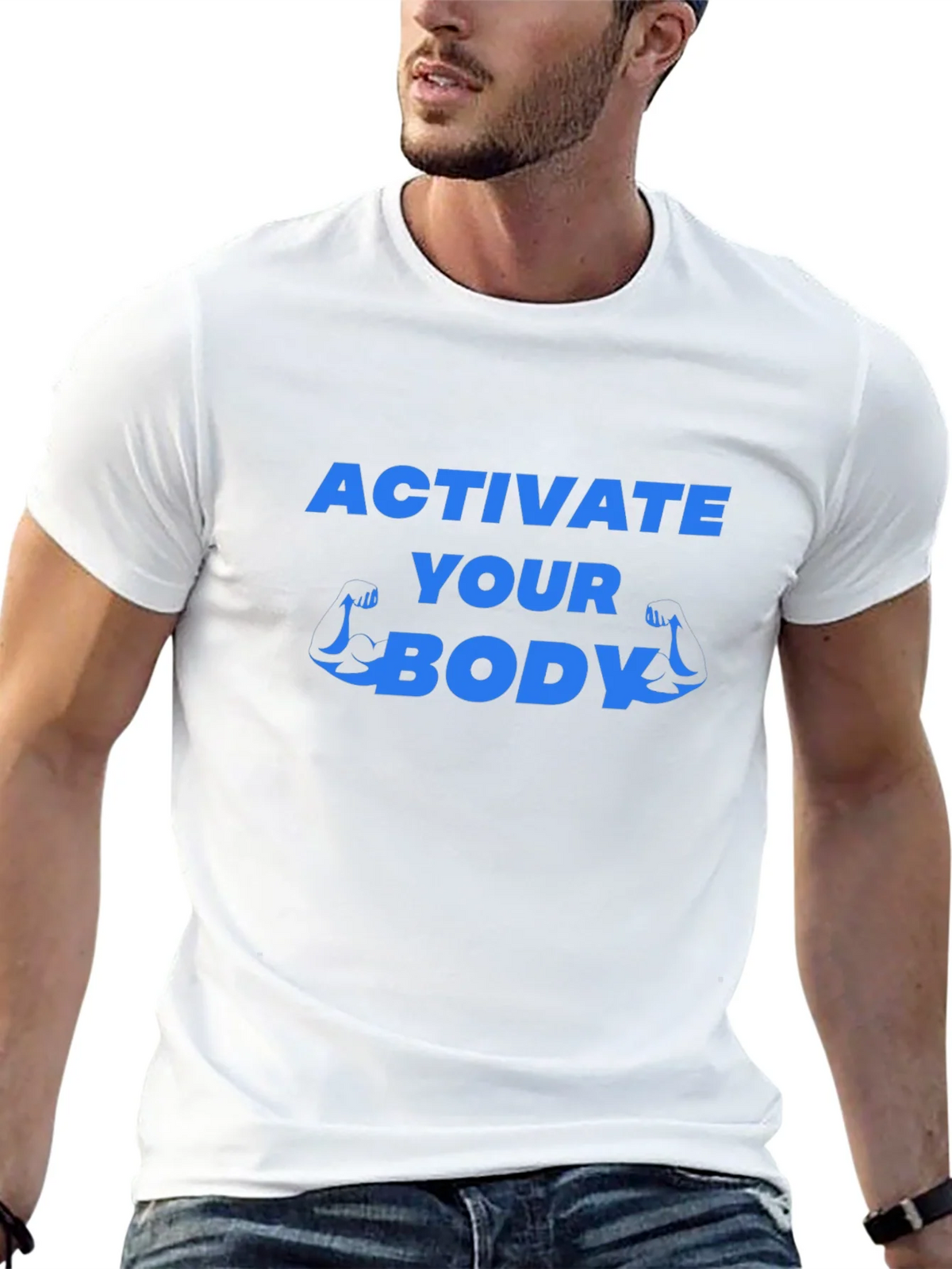 Activate Your Body Graphic Tee - Black product image 12