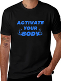 Activate Your Body Graphic Tee - Black product image 1