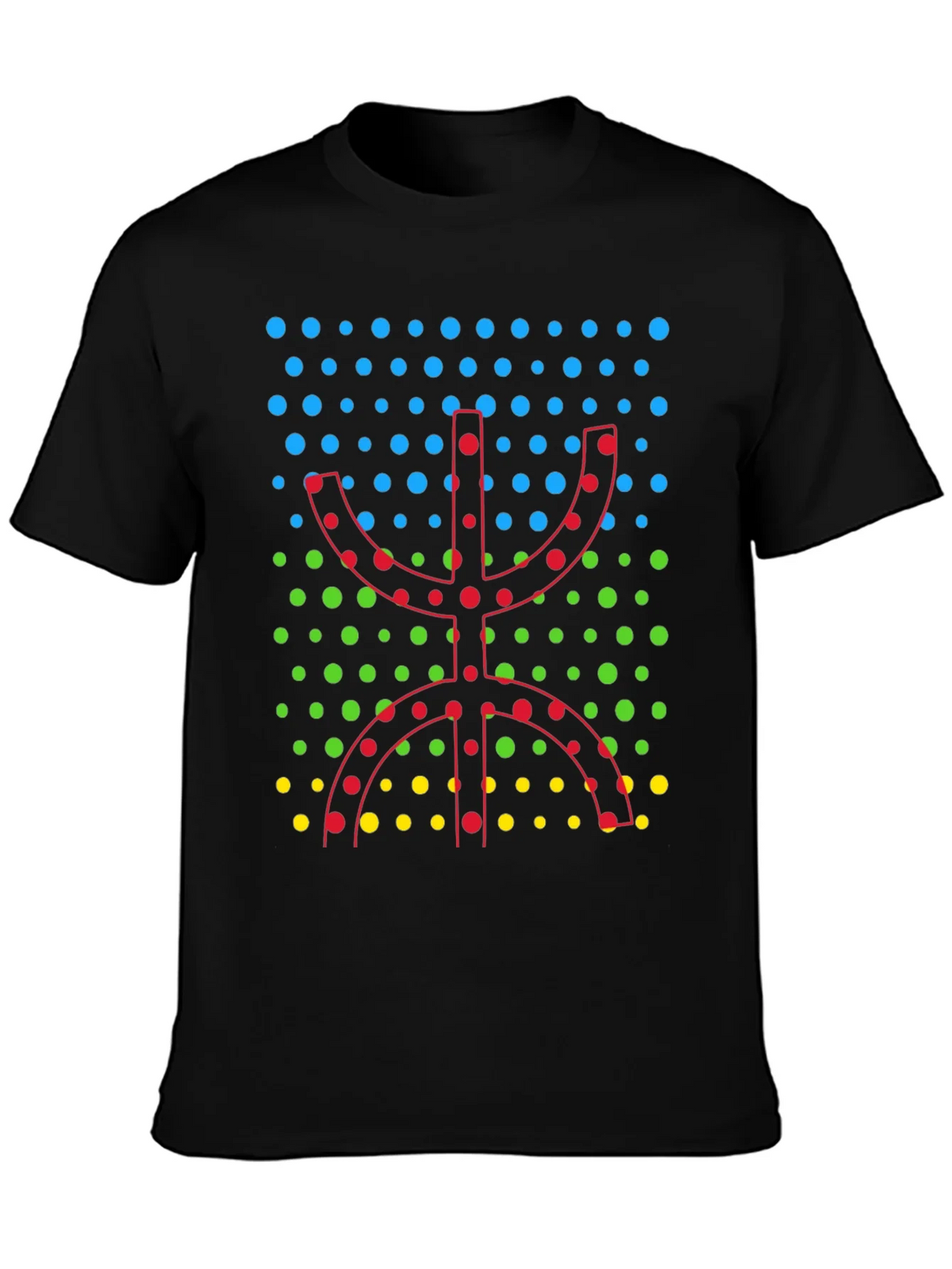 Amazigh Symbol Black T-Shirt product image 3