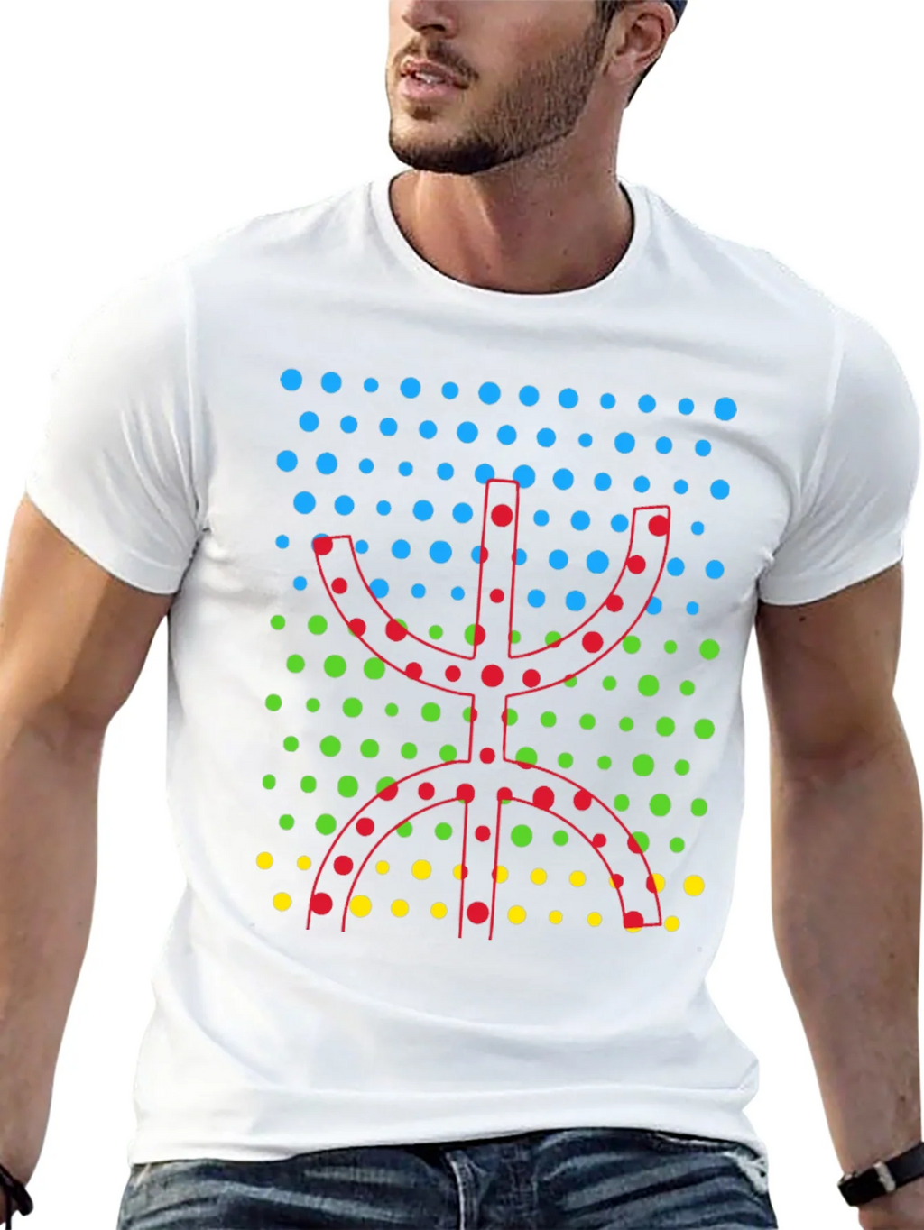 Amazigh Symbol Black T-Shirt product image 11