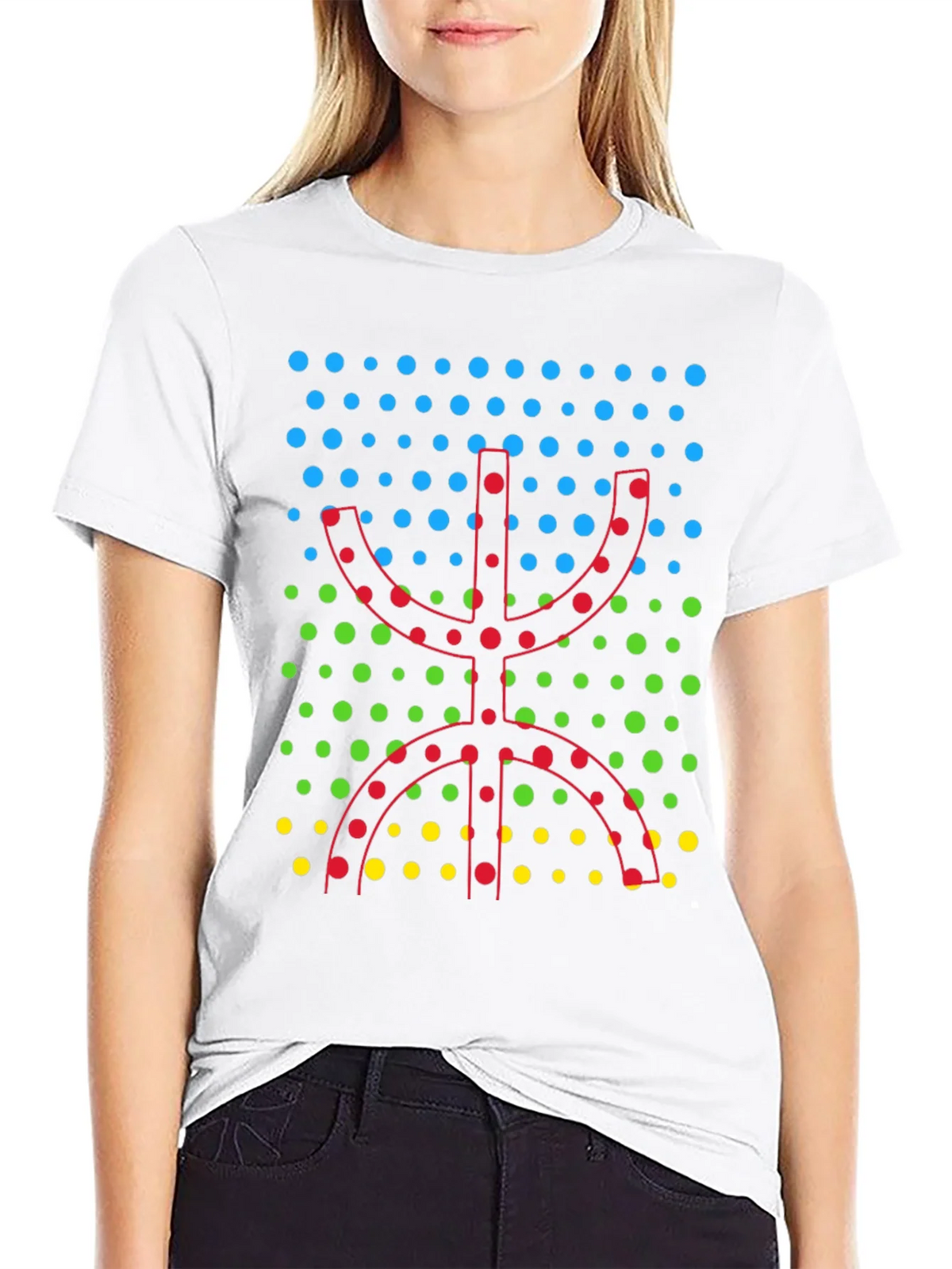 Amazigh Symbol Black T-Shirt product image 7
