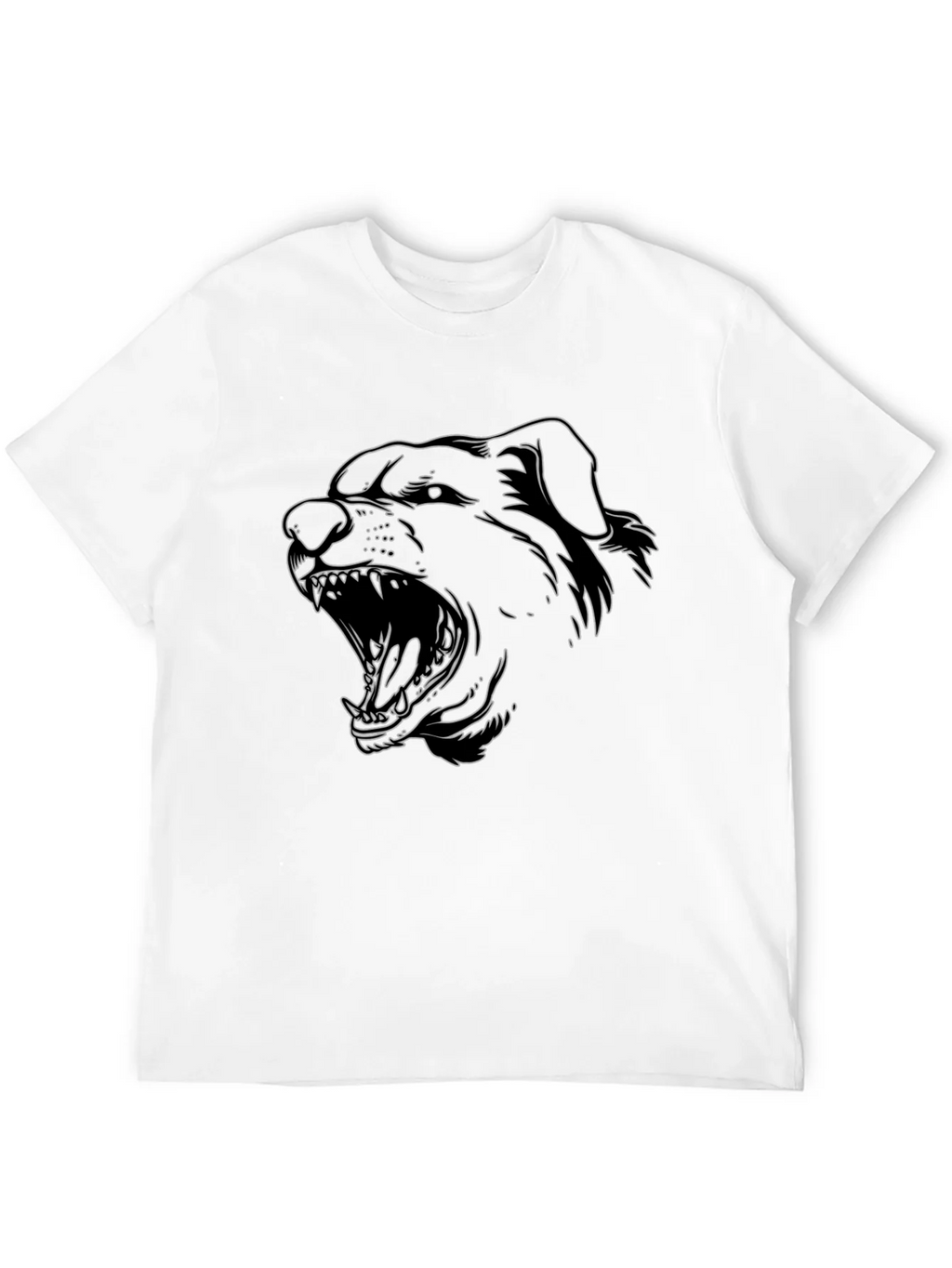 Rottweiler Outline Graphic Tee - Black product image 10